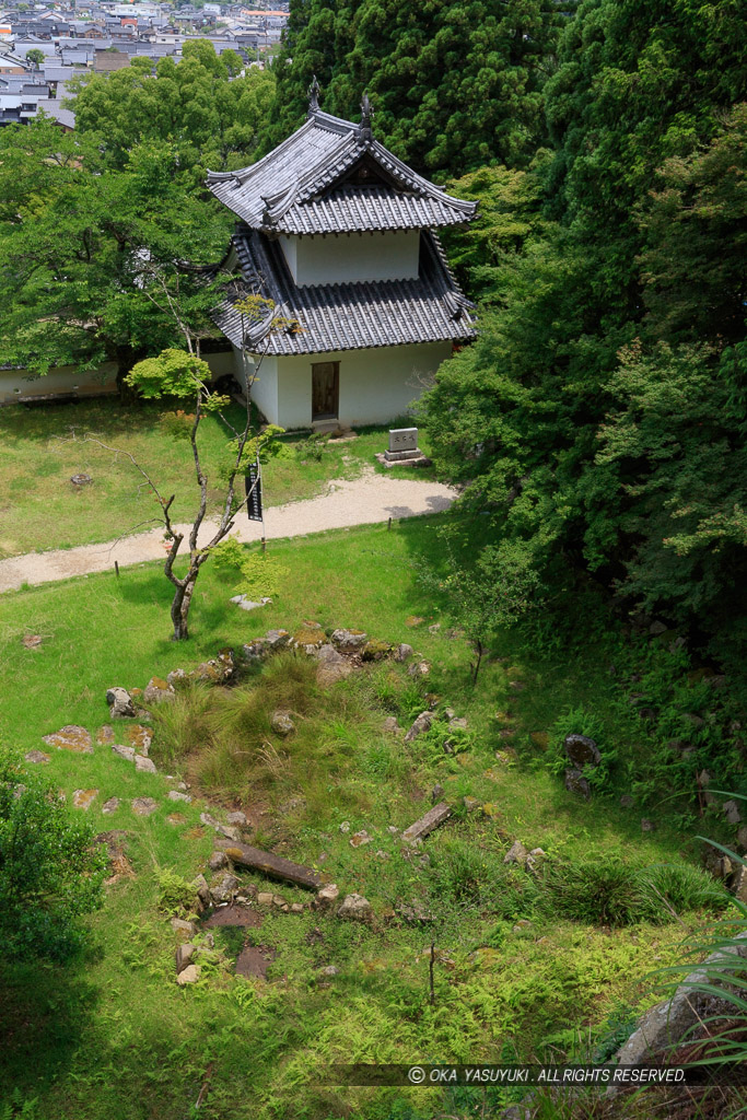 本丸庭園と東隅櫓