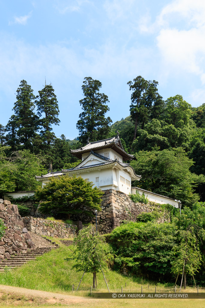 出石城本丸西隅櫓・縦アングル