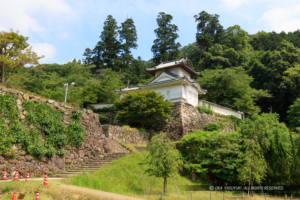 出石城本丸西隅櫓・秋