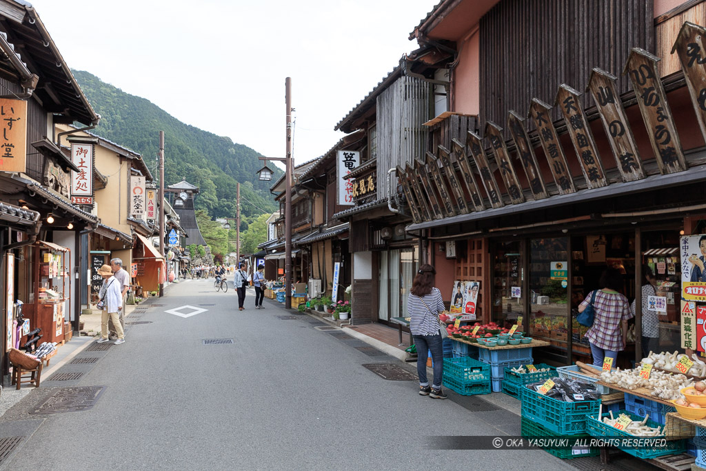 出石城下町の風景