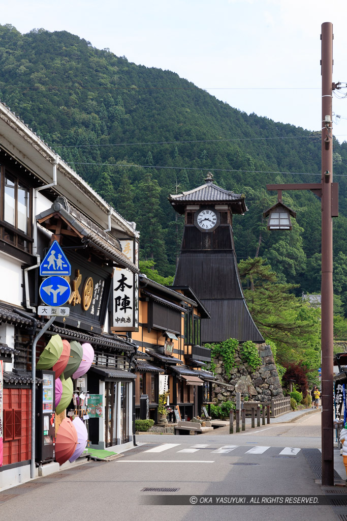 出石城下町の風景