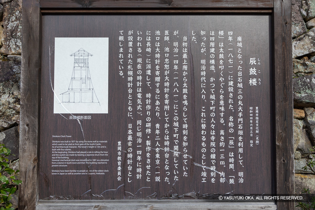 辰鼓楼・歴史解説板