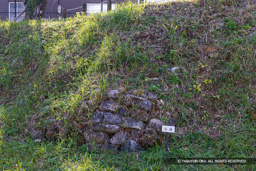 埋門跡付近の石積・二之丸帯曲輪 | 高解像度画像サイズ：8192 x 5464 pixels | 写真番号：344A6618 | 撮影：Canon EOS R5