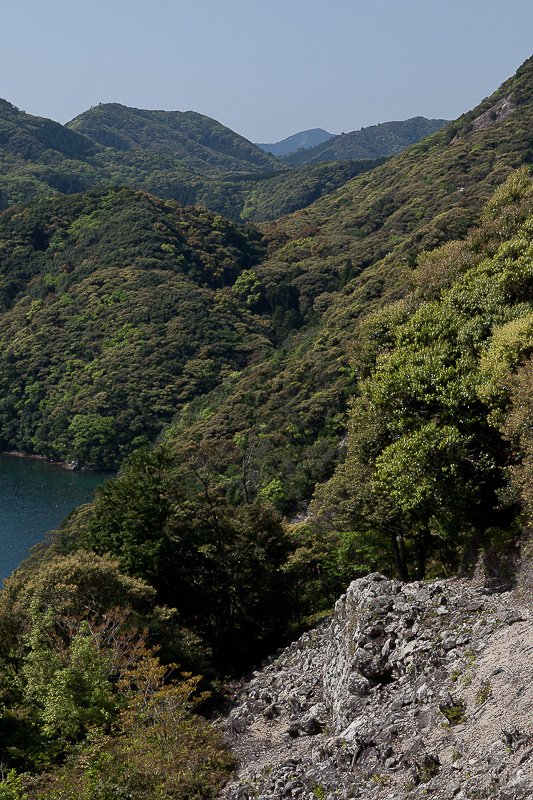 金田城石塁