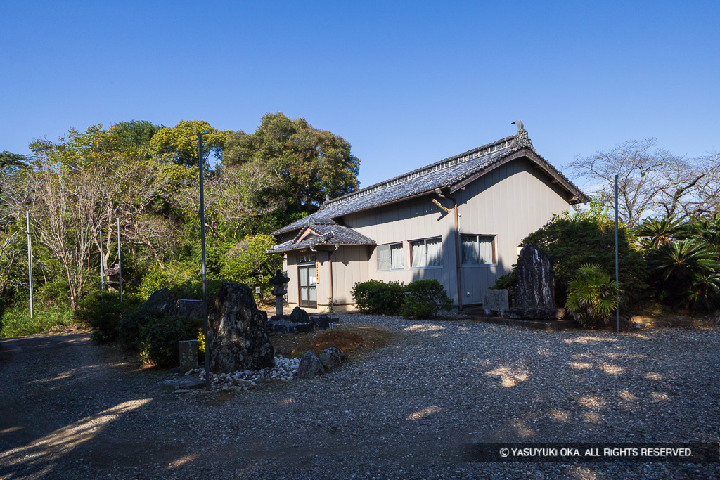 曲輪跡・川島神社境内