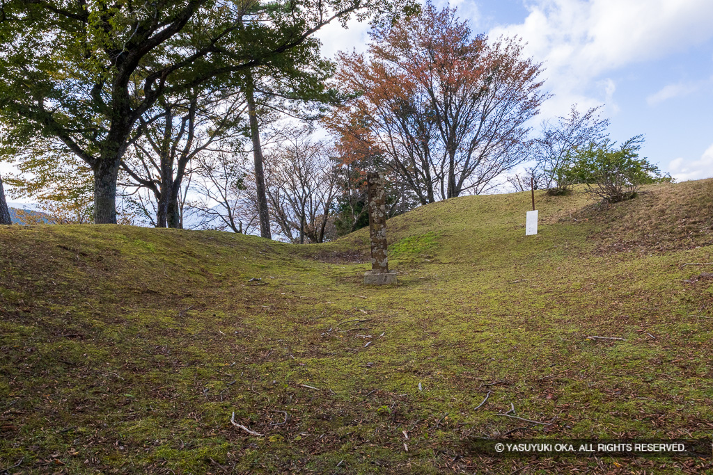 霧山城本丸跡