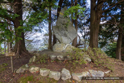 霧山城址石碑（本丸跡） | 高解像度画像サイズ：6000 x 4000 pixels | 写真番号：IMG_0962 | 撮影：Canon EOS R10