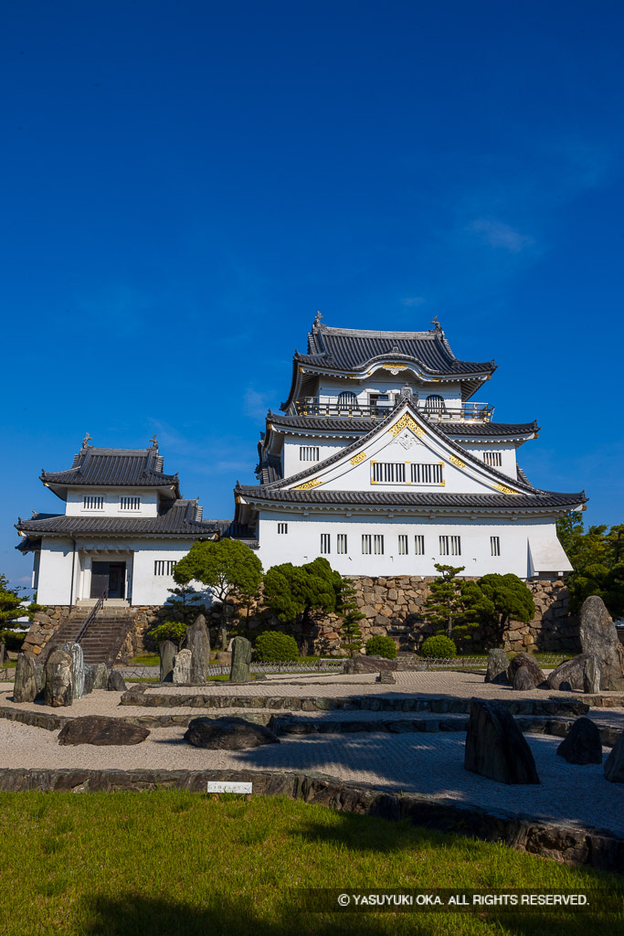 岸和田城の復興天守