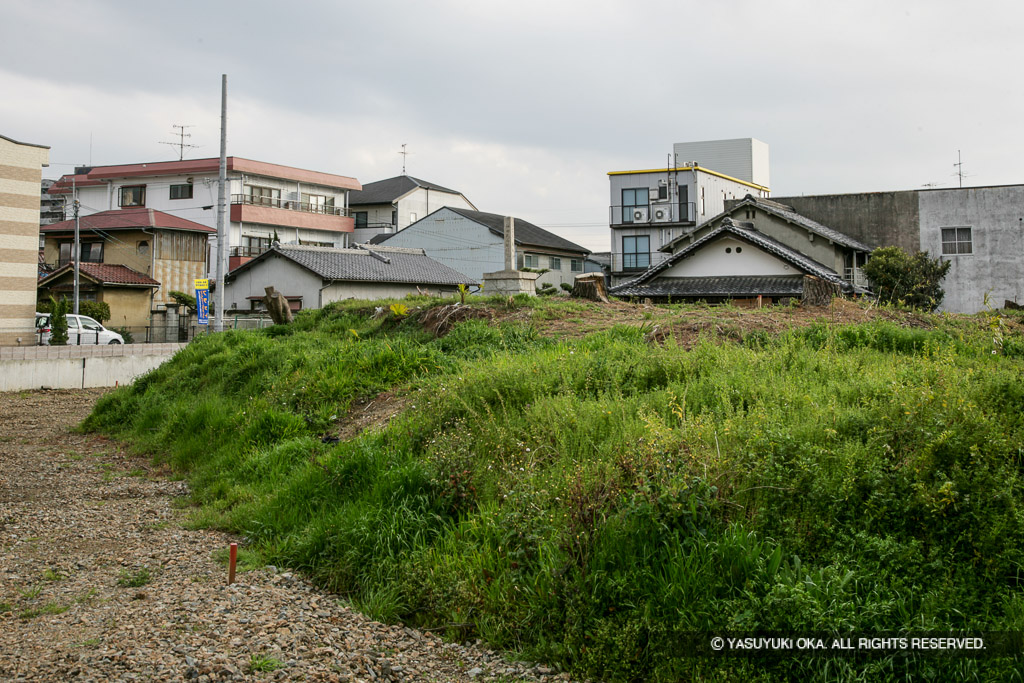 岸和田古城跡・宅地開発前