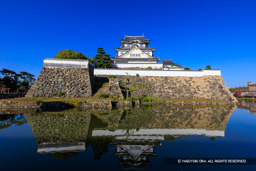 本丸東面石垣と天守 | 高解像度画像サイズ：8192 x 5464 pixels | 写真番号：6F1A6783 | 撮影：Canon EOS R5m2