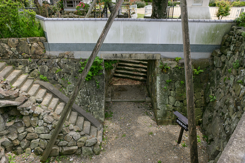 田辺城水門跡