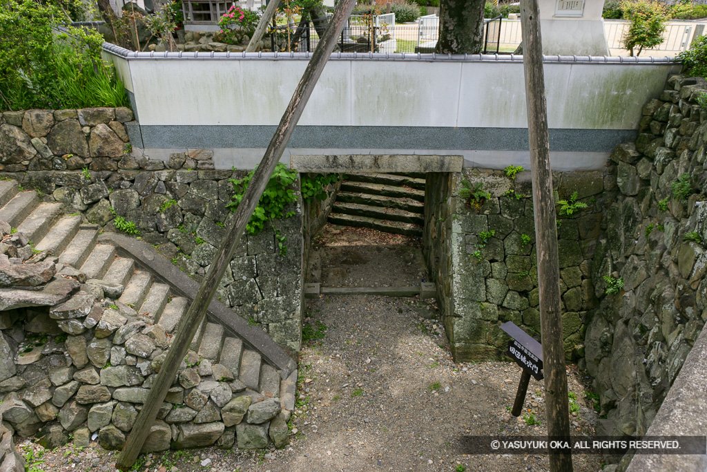 田辺城水門跡