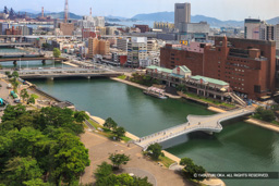 紫川と関門海峡を望む | 高解像度画像サイズ：5104 x 3403 pixels | 写真番号：1DXL1444-Edit | 撮影：Canon EOS-1D X