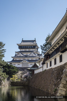 侍屋敷跡(北側)から望む天守 | 高解像度画像サイズ:5455 x 8178 pixels | 写真番号:6F1A5649 | 撮影:Canon EOS R5m2