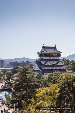 リバーウォーク北九州から小倉城天守 | 高解像度画像サイズ:5398 x 8093 pixels | 写真番号:6F1A5664 | 撮影:Canon EOS R5m2