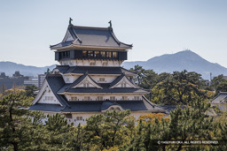 リバーウォーク北九州から小倉城天守 | 高解像度画像サイズ:7989 x 5329 pixels | 写真番号:6F1A5666 | 撮影:Canon EOS R5m2
