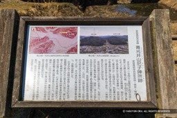 青光井尼子陣所跡の歴史解説板 | 高解像度画像サイズ：6272 x 4184 pixels | 写真番号：6F1A4278 | 撮影：Canon EOS R5m2