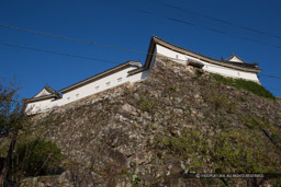 本丸西面の高石垣・石落とし|高解像度画像サイズ:5057 x 3371 pixels|写真番号:1DXL8188|撮影:Canon EOS-1D X