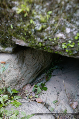 大手道排水溝の石垣刻印｜高解像度画像サイズ：2704 x 4064 pixels｜写真番号：53BS8680｜撮影：Canon EOS-1DS