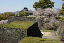 西竹の丸脇五階櫓跡（独立櫓跡）・東竹の丸方面への通路｜高解像度画像サイズ：5440 x 3627 pixels｜写真番号：1P3J1647｜撮影：Canon EOS-1Ds Mark III