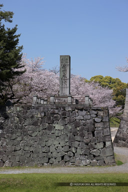 熊本城石碑｜高解像度画像サイズ：3689 x 5534 pixels｜写真番号：1P3J1700｜撮影：Canon EOS-1Ds Mark III