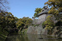 飯田丸五階櫓・備前堀｜高解像度画像サイズ：5616 x 3744 pixels｜写真番号：1P3J1771｜撮影：Canon EOS-1Ds Mark III