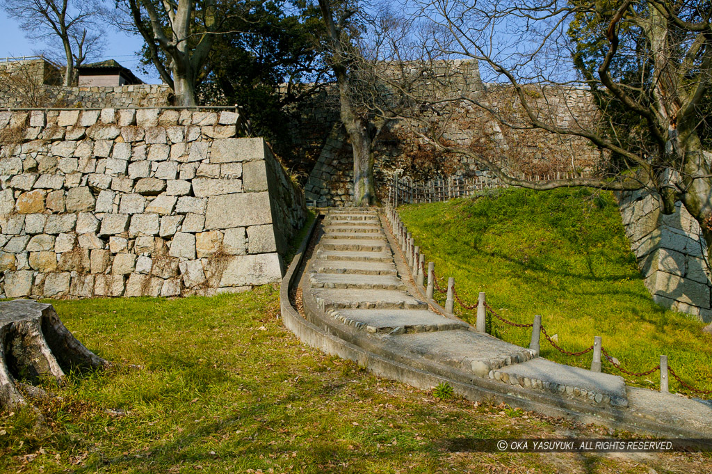 栃の木御門跡付近