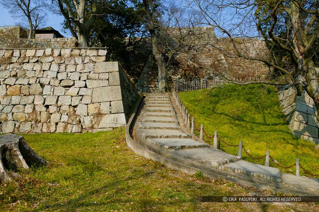 栃の木御門跡付近