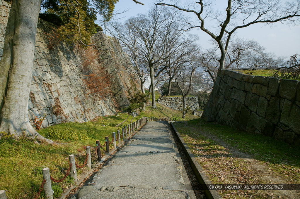 栃の木御門跡付近