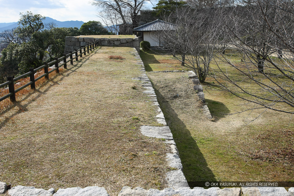 五番櫓跡・二の丸