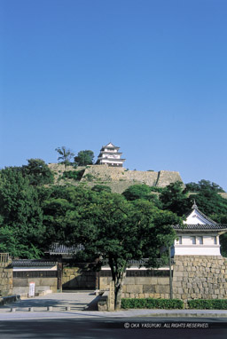 大手二の門・大手一の門・丸亀城天守｜高解像度画像サイズ：4618 x 6887 pixels｜写真番号：Positive_film14｜撮影：