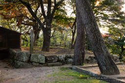 鉄砲櫓跡｜高解像度画像サイズ：5616 x 3744 pixels｜写真番号：1P3J2368｜撮影：Canon EOS-1Ds Mark III