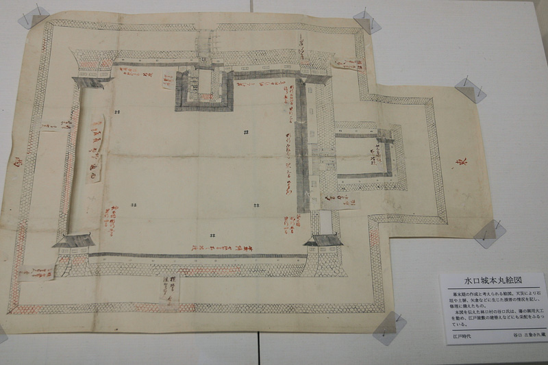 水口城本丸絵図
