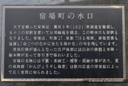 宿場町の水口・歴史解説板 | 高解像度画像サイズ：4781 x 3187 pixels | 写真番号：1DX_5270 | 撮影：Canon EOS-1D X