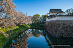 模擬御矢倉と水堀 | 高解像度画像サイズ：8192 x 5464 pixels | 写真番号：6F1A4864-Edit | 撮影：Canon EOS R5m2
