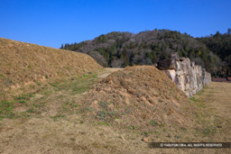 石垣横の門跡 | 高解像度画像サイズ：7577 x 5054 pixels | 写真番号：6F1A4056 | 撮影：Canon EOS R5m2