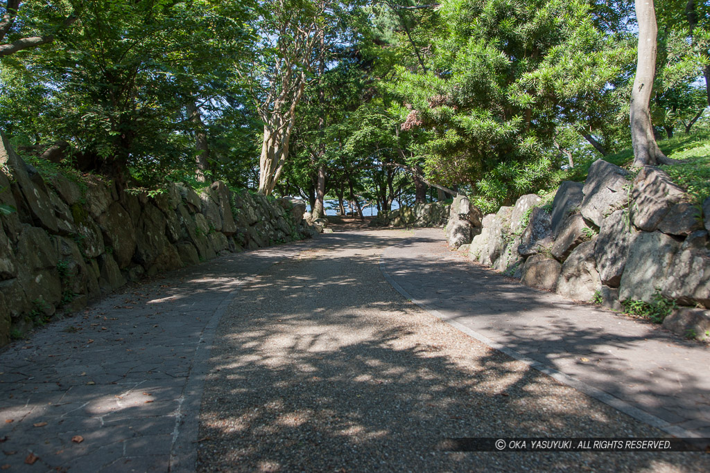 長浜城本丸石垣遺構