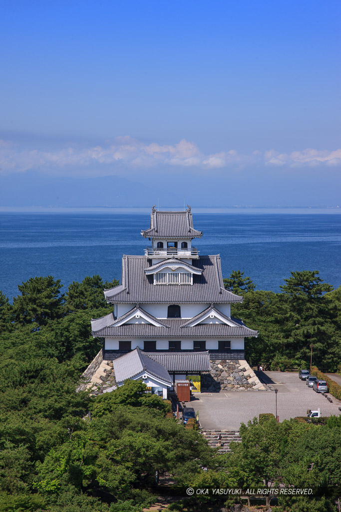 琵琶湖と長浜城