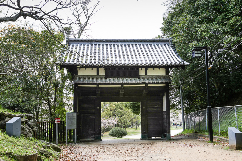 名島門・福岡城・名島城移築城門