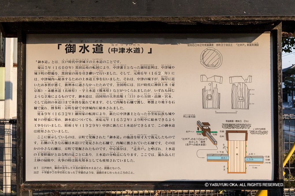 御水道・中津水道・中津市歴史民俗資料館
