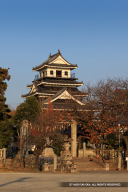 中津城天守閣（奥平家資料館）の紅葉 | 高解像度画像サイズ：2423 x 3634 pixels | 写真番号：IMG_2321 | 撮影：Canon EOS 6D
