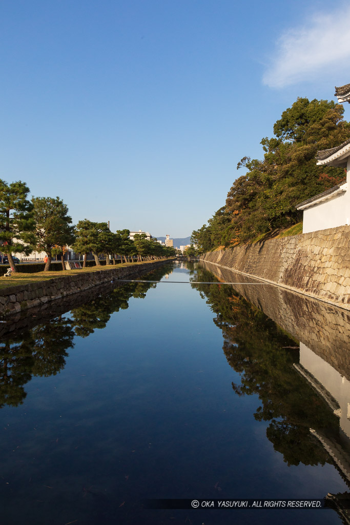 二条城二の丸南面の堀