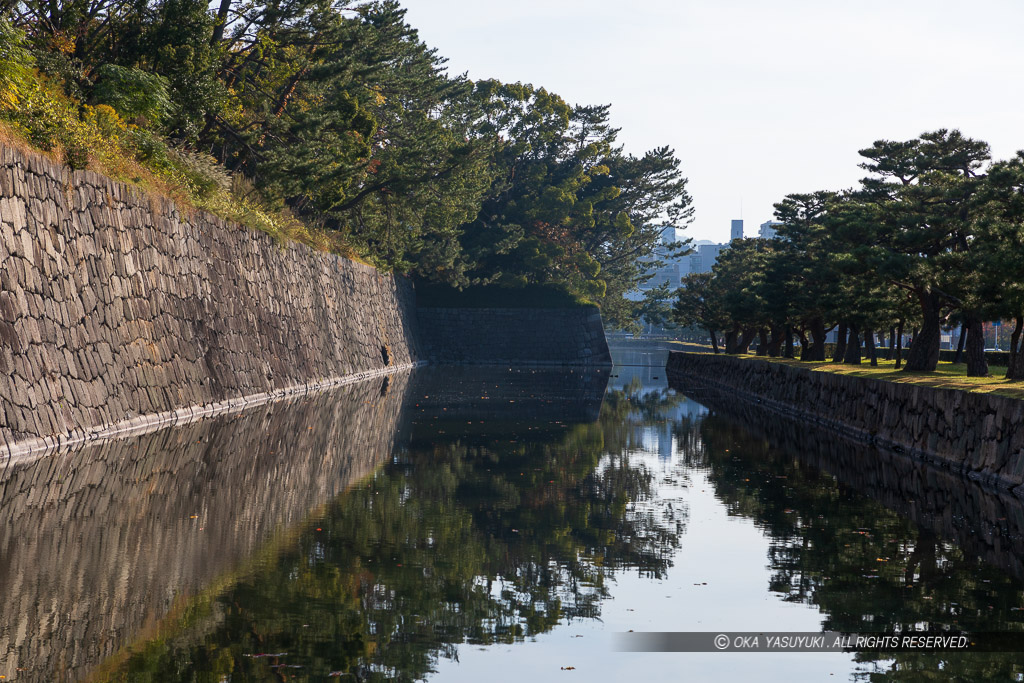 二条城二の丸水堀（南面）