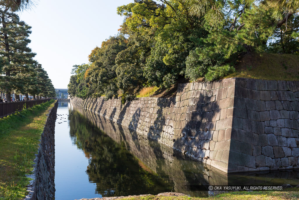 二条城二の丸水堀（東面）