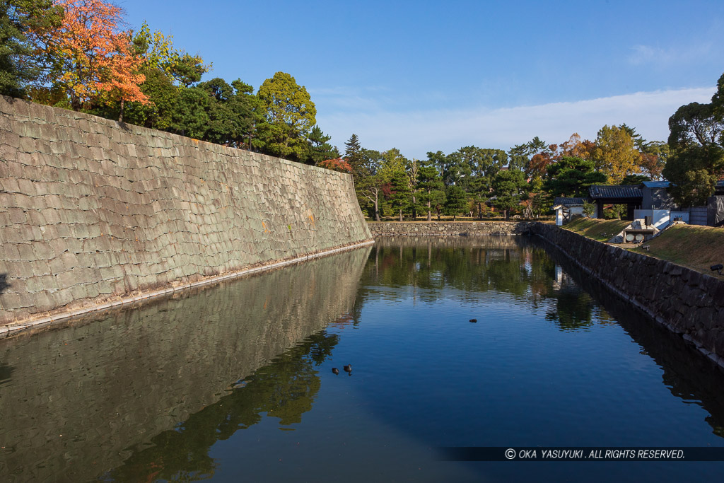 二条城本丸水堀（東面）