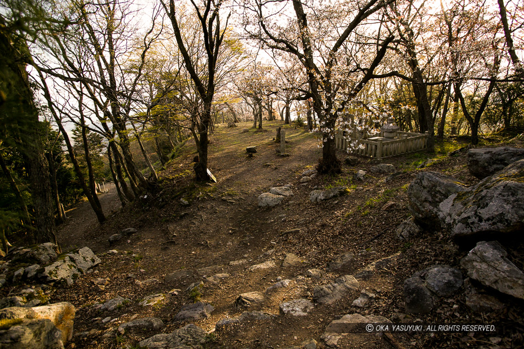 小谷城の桜馬場跡