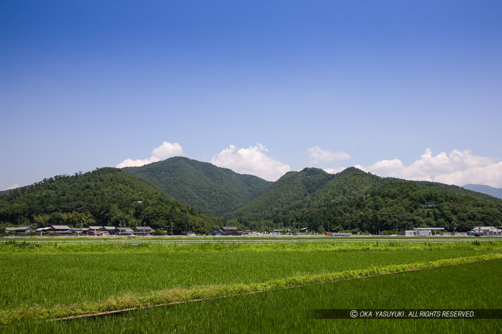 大嶽・小谷城遠景