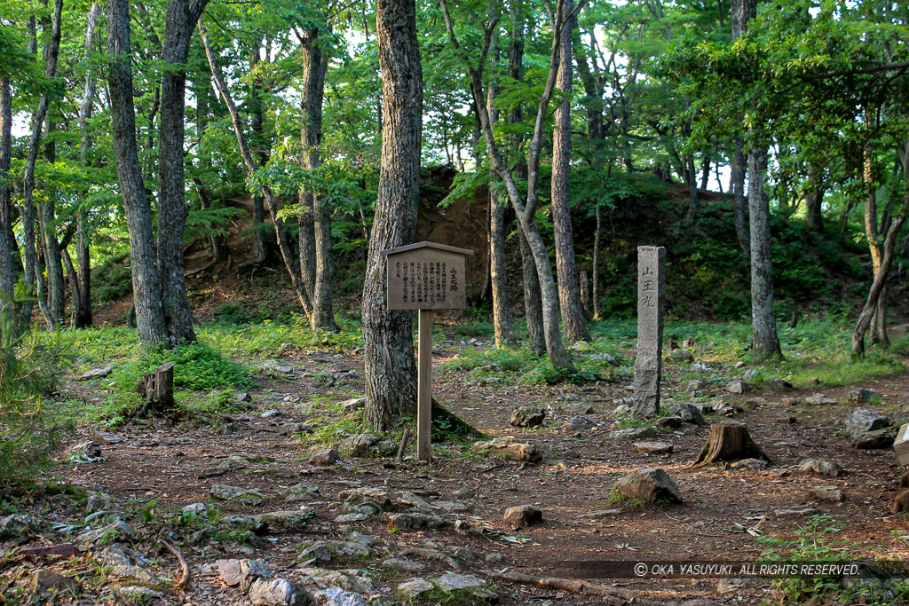 小谷城の山王丸跡