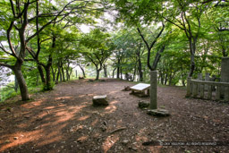 小谷城の桜馬場跡｜高解像度画像サイズ：5501 x 3667 pixels｜写真番号：1P3J6010｜撮影：Canon EOS-1Ds Mark III