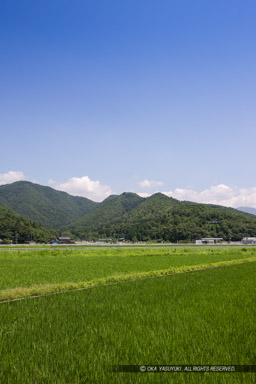 大嶽・小谷城遠景｜高解像度画像サイズ：3632 x 5448 pixels｜写真番号：1P3J7156｜撮影：Canon EOS-1Ds Mark III